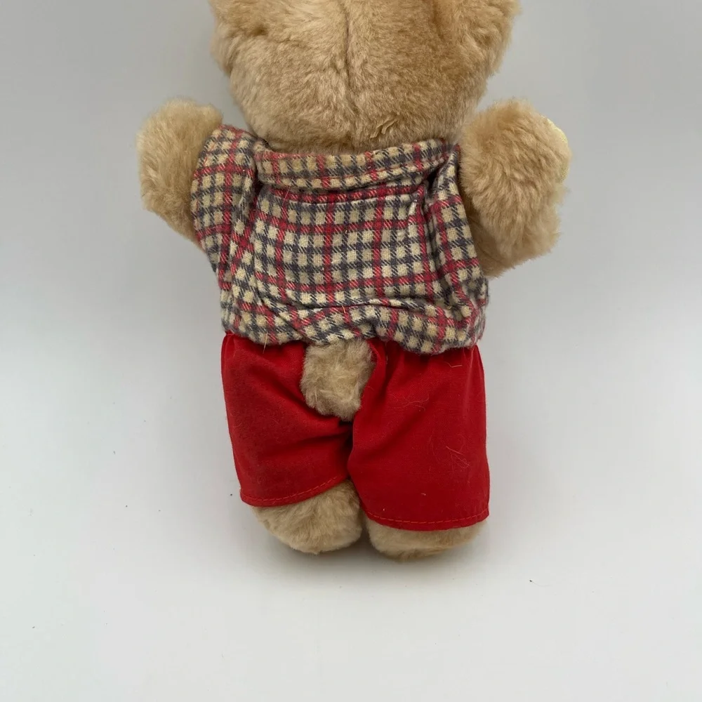 Vintage Furskins 1986 Small Teddy Bear Plush Stuffed Animal